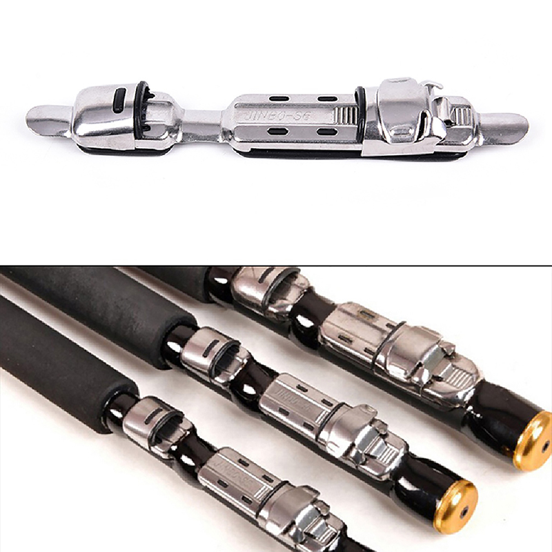 Fishing Rod Combo - ステンレス鋼シート釣りリールシートデッキロッドクリップホルダー釣り道具釣り竿クリップホイールリールホルダー釣り道具