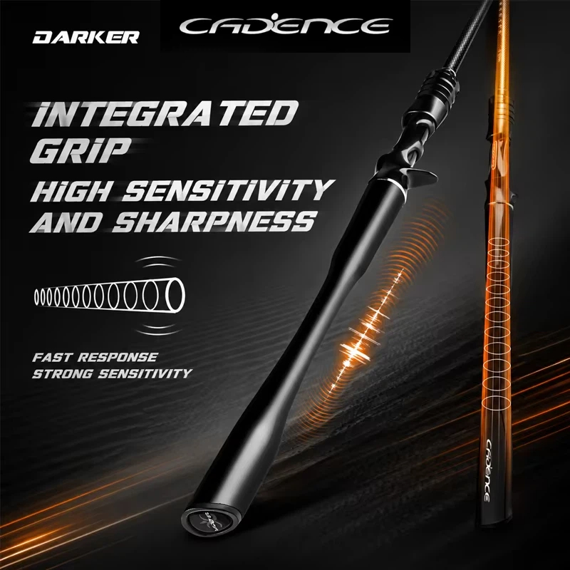 カデンス ダークカーボンファイバー製ルアーロッド MLパワー - Fishing Rod Spinning のレビューと価格